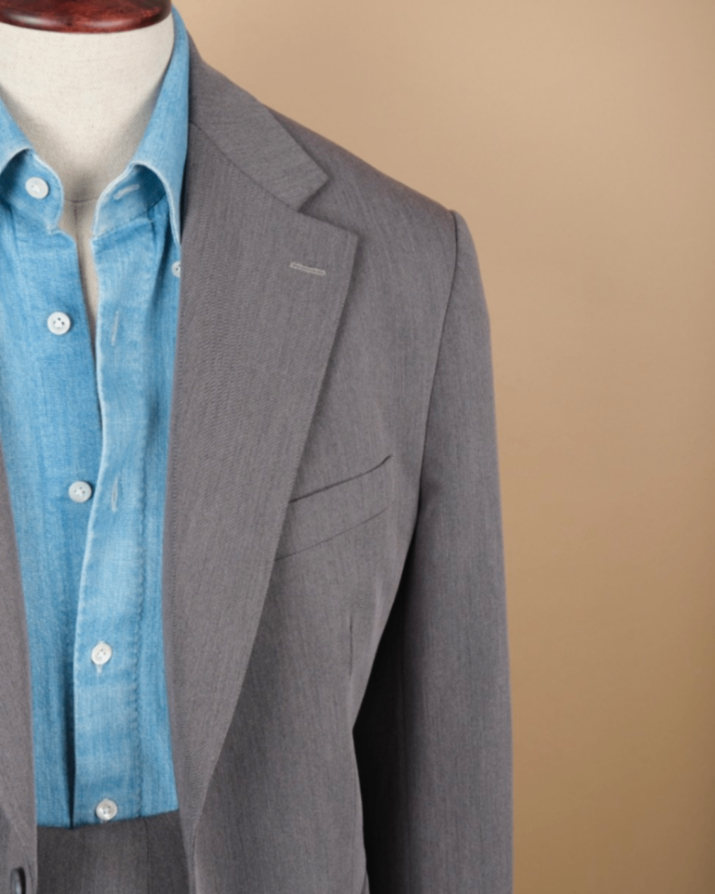 Mid Grey Wool Suit