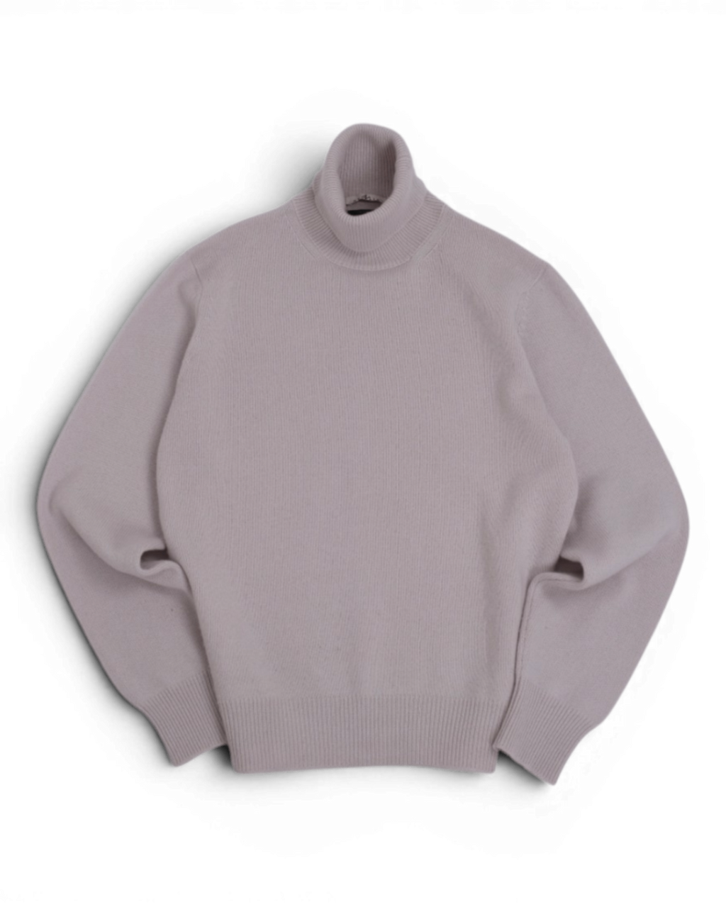 Stone Cashmere Rollneck
