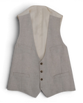 Light Beige Irish Linen Vest