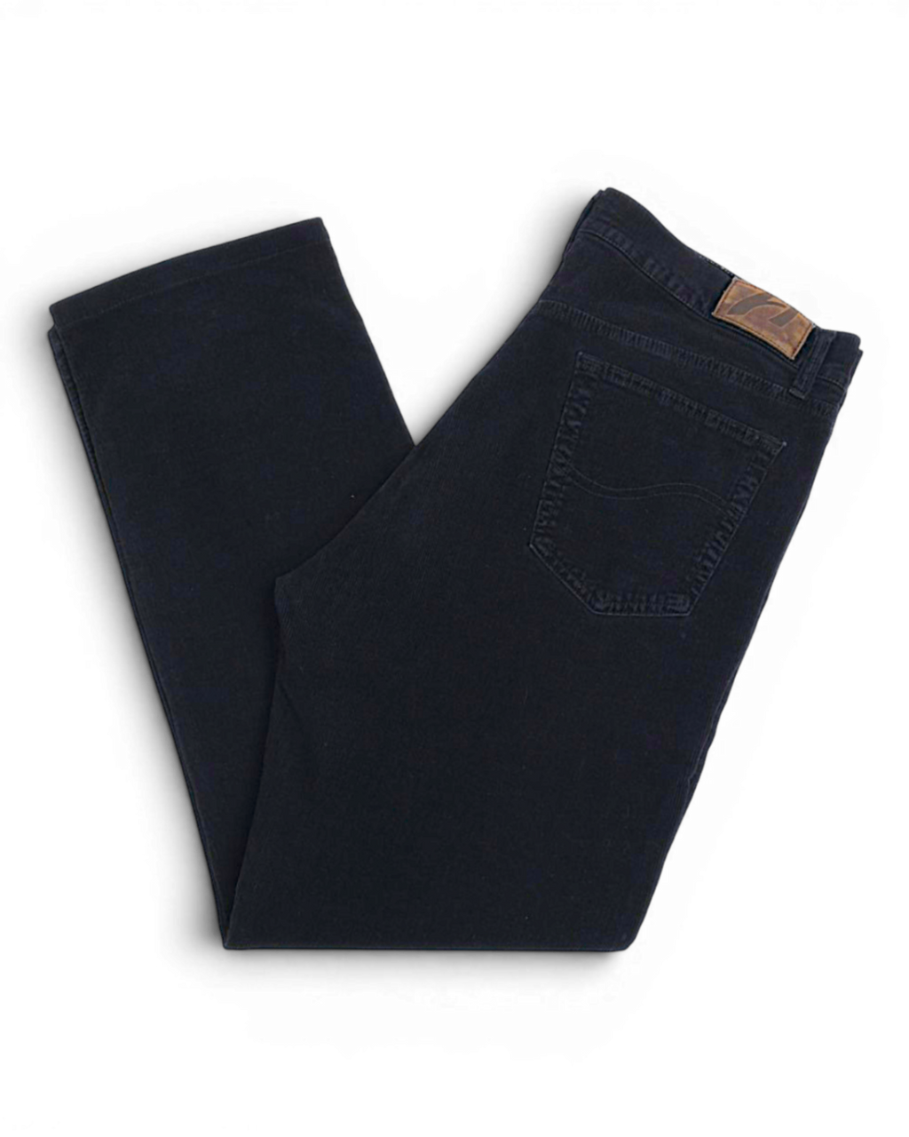 Black 5-Pocket Corduroy Trousers
