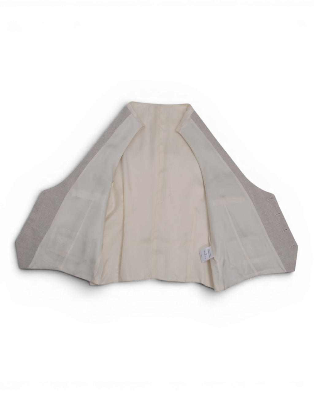 Light Beige Irish Linen Vest