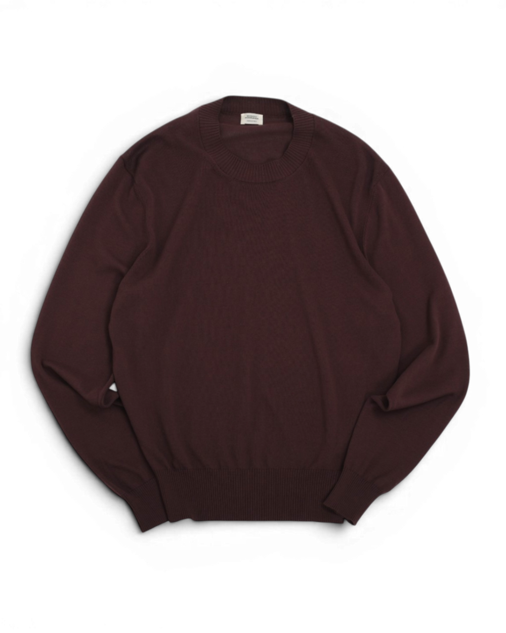 Dark Brown Nonpareil Cotton Sweater
