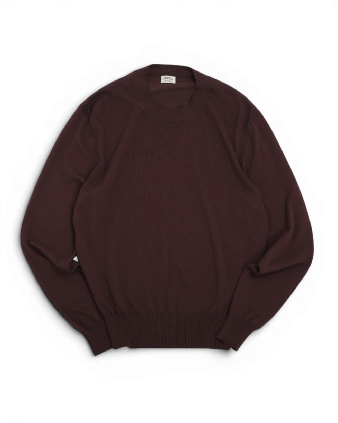 Dark Brown Nonpareil Cotton Sweater