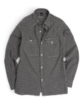 Cream/Black Check Cotton Work Shirt