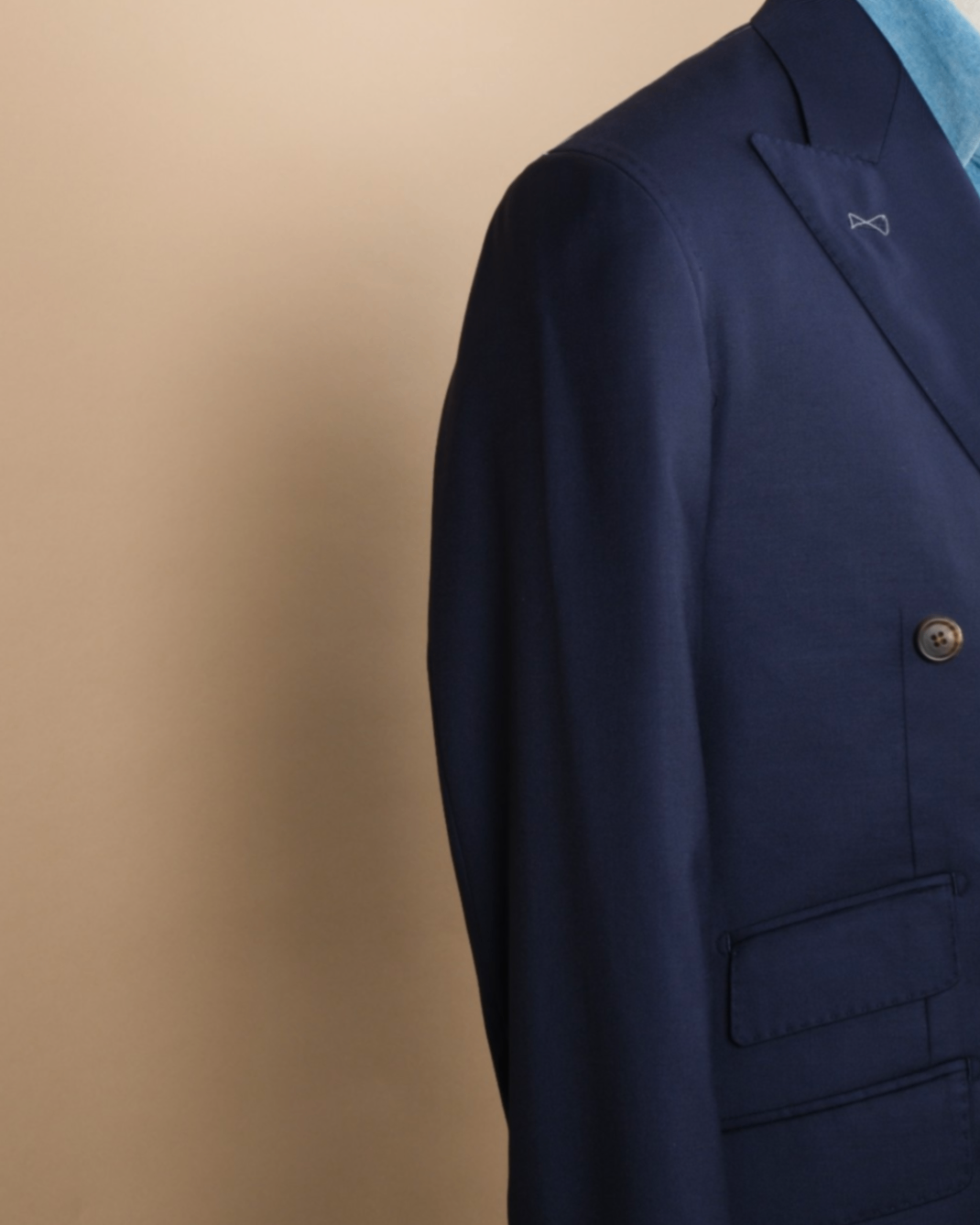 Navy DB. Wool Twill Suit