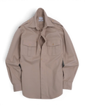 Beige Twill Albini Fatigue Shirt