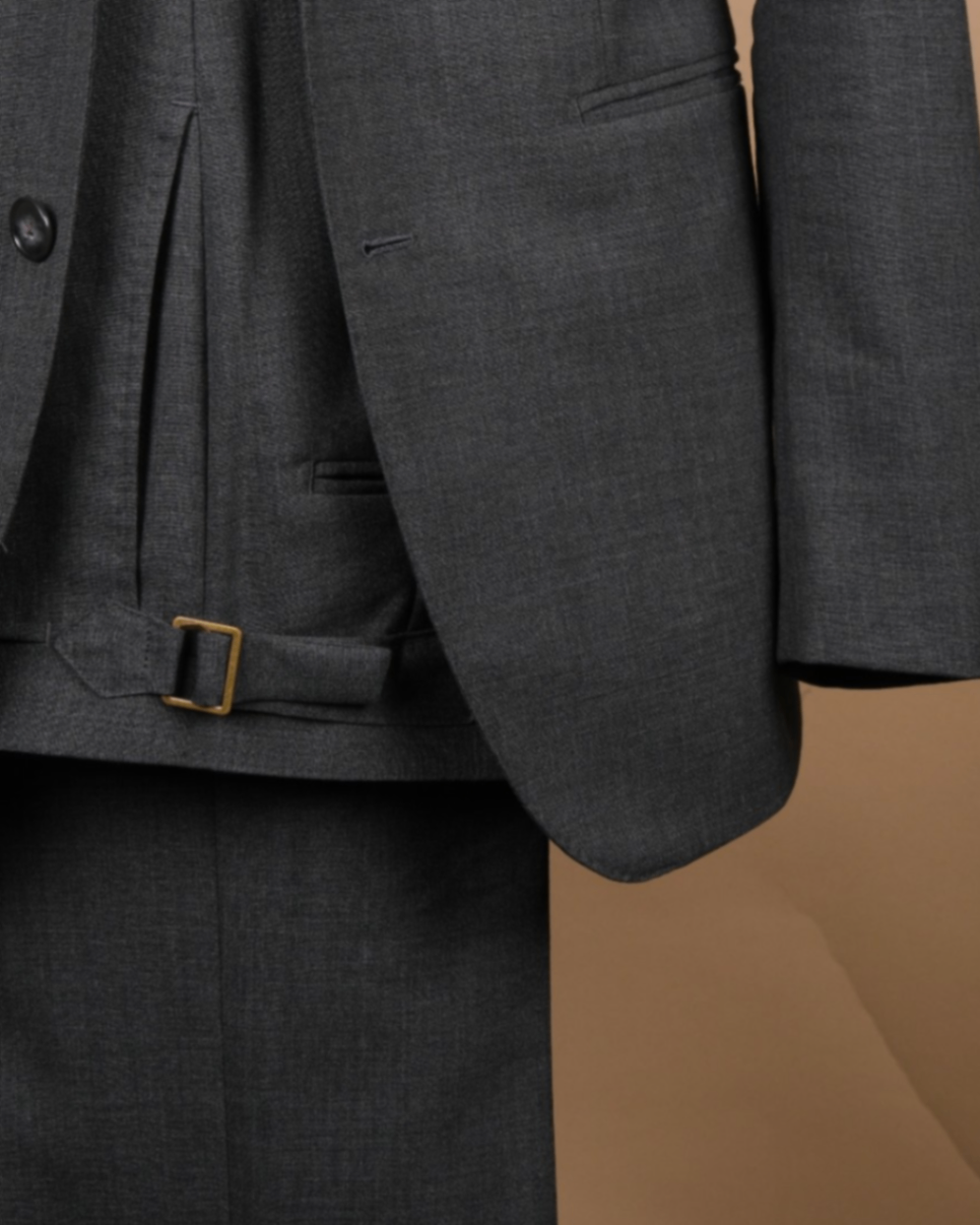 Charcoal Loro Piana "Twister" Suit