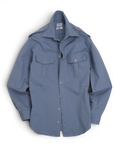 Mid-Blue Cotton Albini Fatigue Shirt