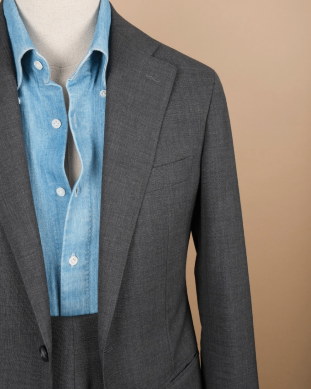 Charcoal Loro Piana "Twister" Suit