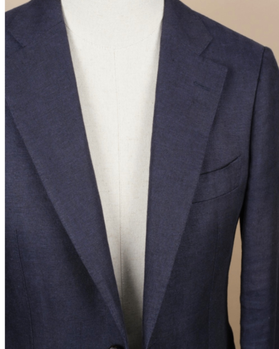 Navy Baird McNutt Irish Linen Sports Jacket