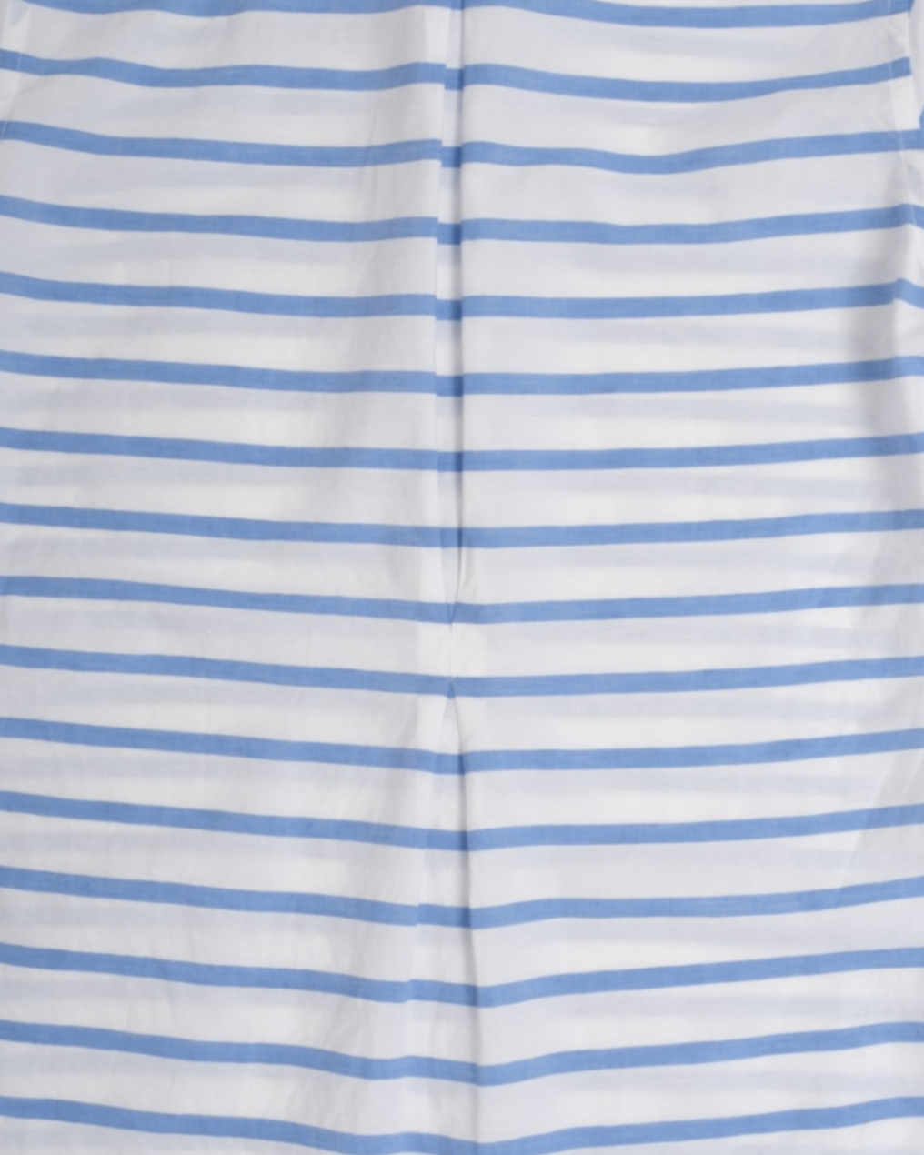 White/Blue Striped Linen/Cotton Shirt