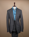 Charcoal Single-Breasted Suit