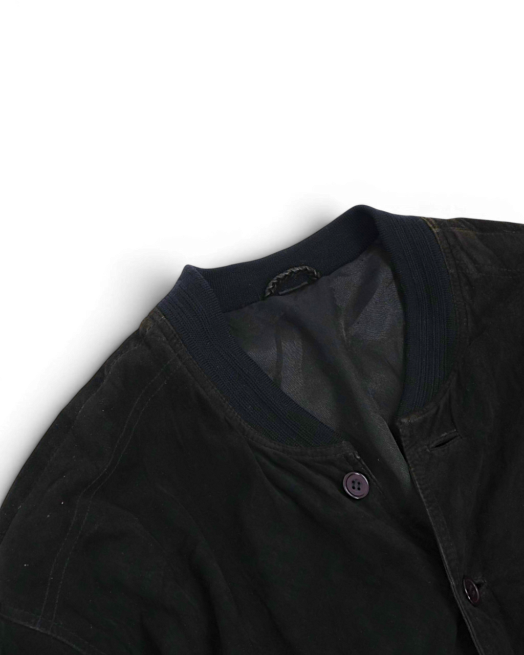 Black Suede Flight Jacket