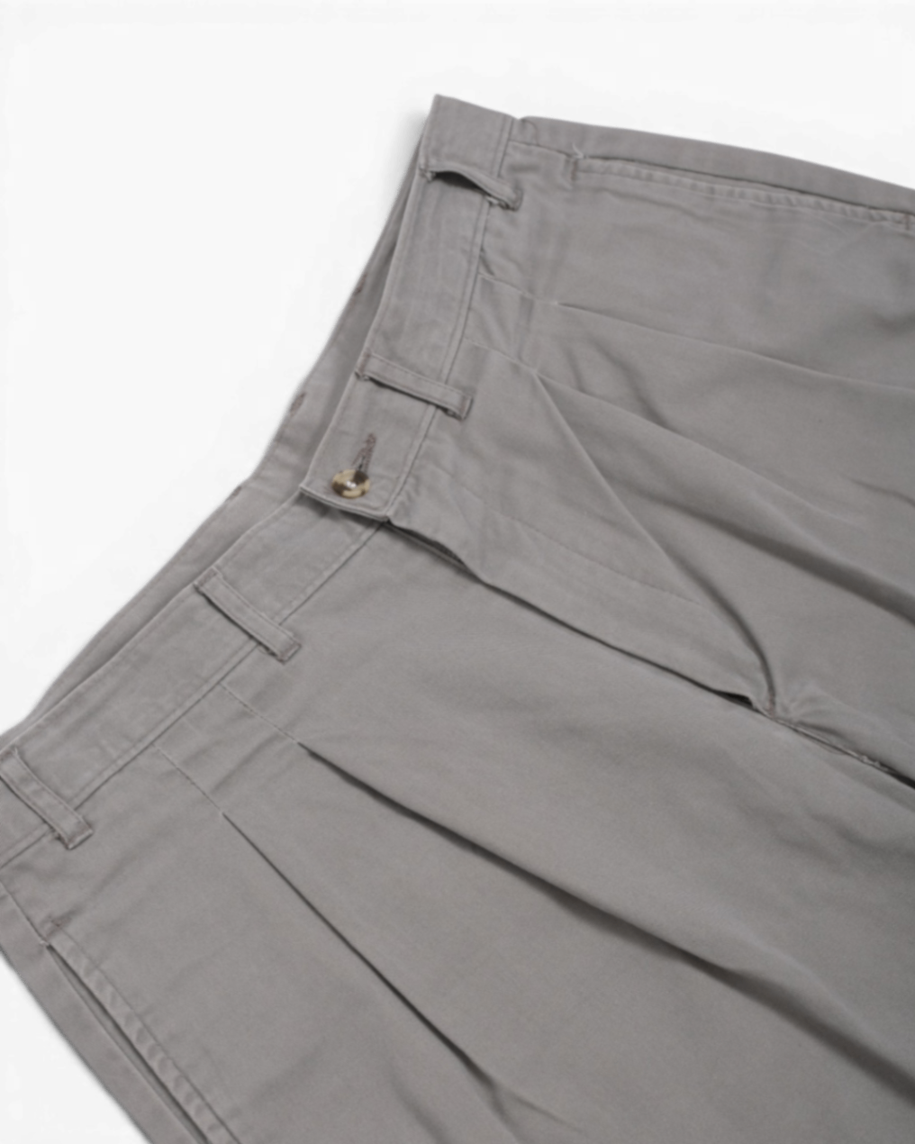 Grey Jungle Fatigue High-Rise Cotton Shorts