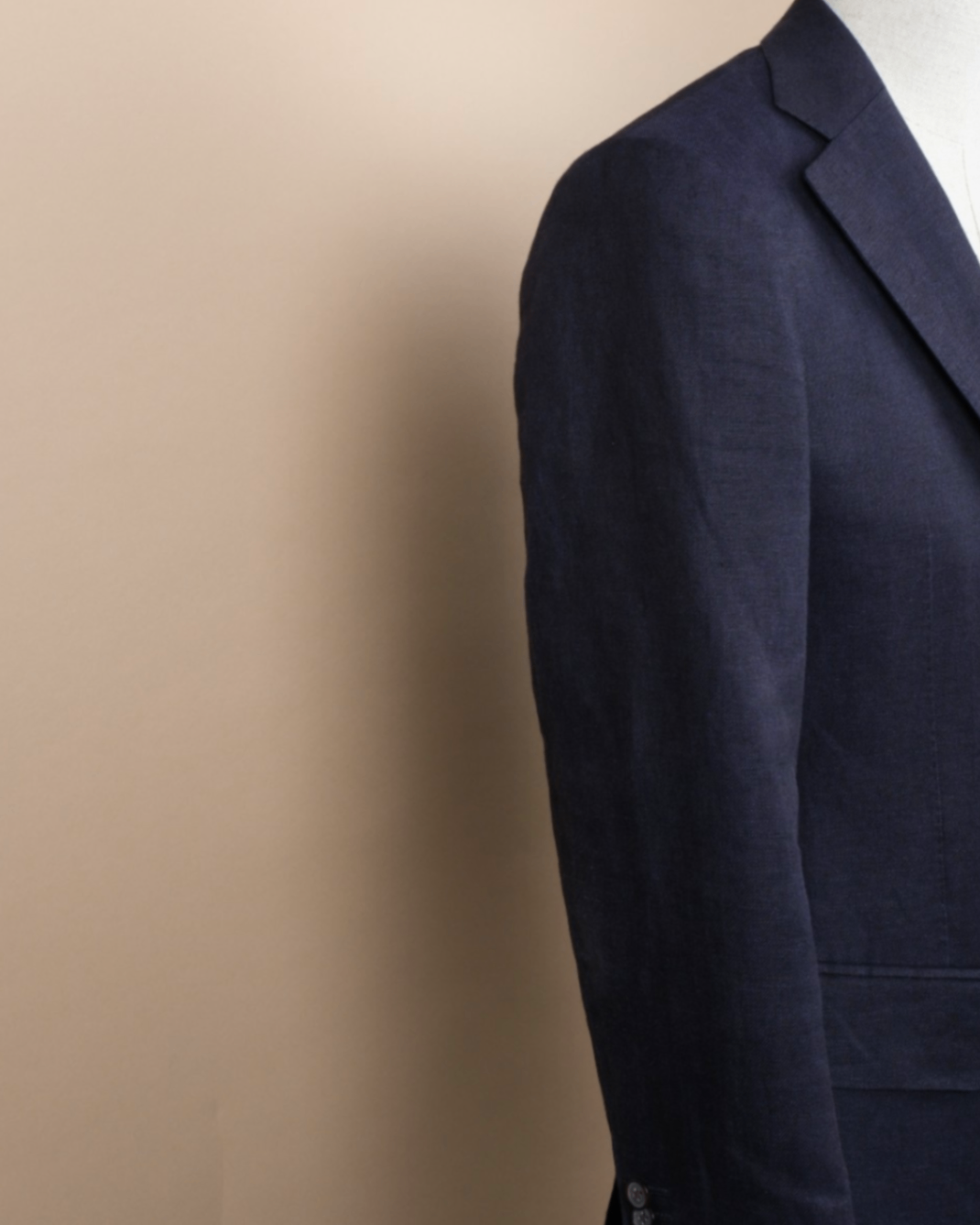Navy Baird McNutt Irish Linen Sports Jacket