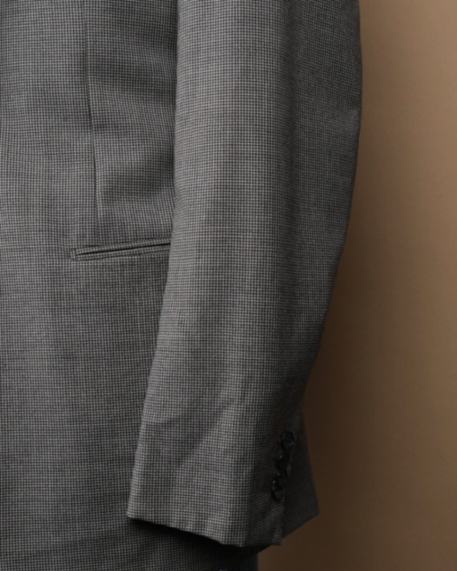 Grey Mini Houndstooth Super 120´s Sports Jacket