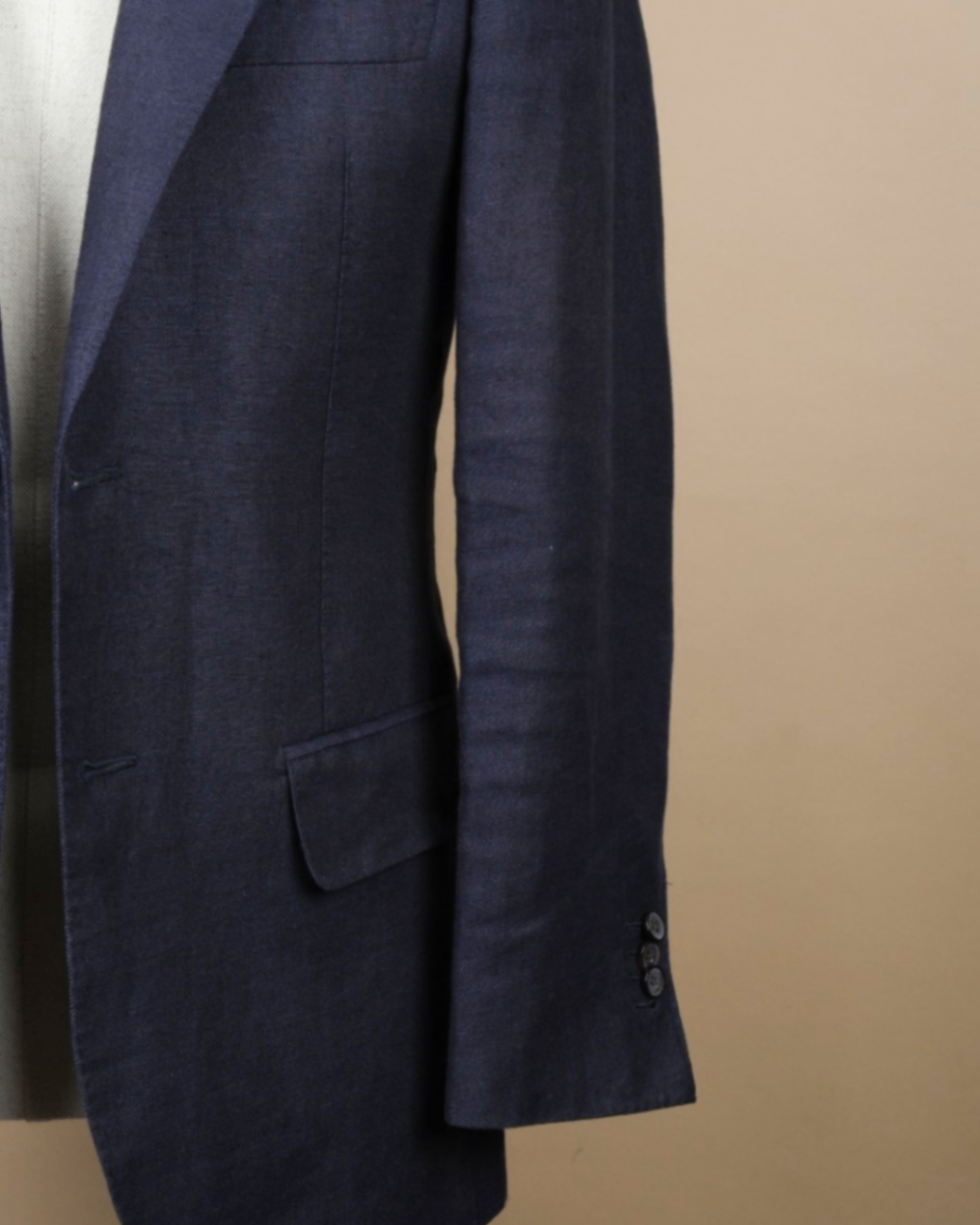 Navy Baird McNutt Irish Linen Sports Jacket