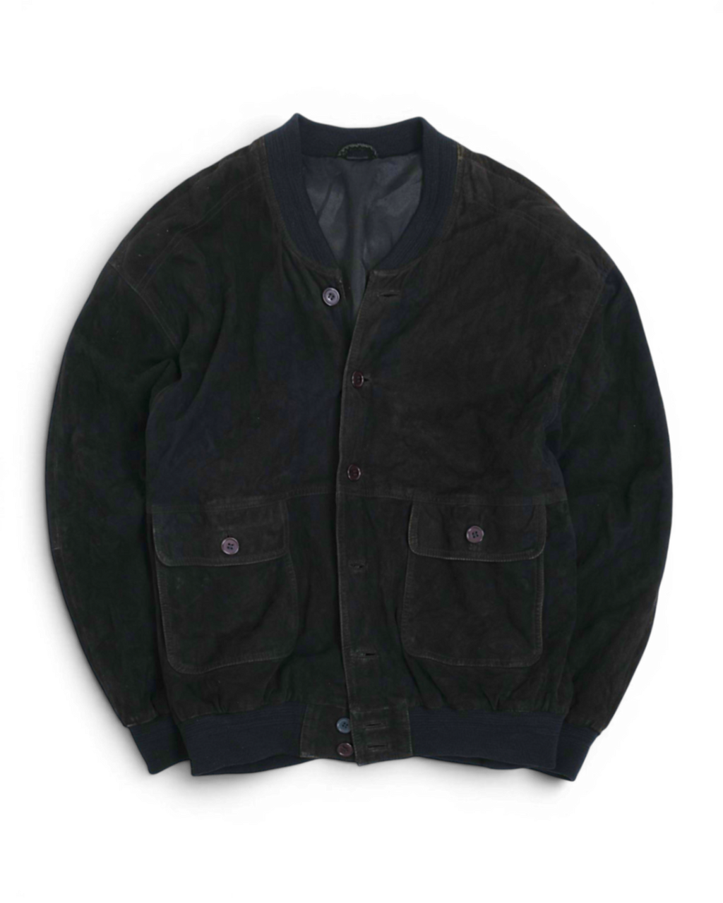 Black Suede Flight Jacket