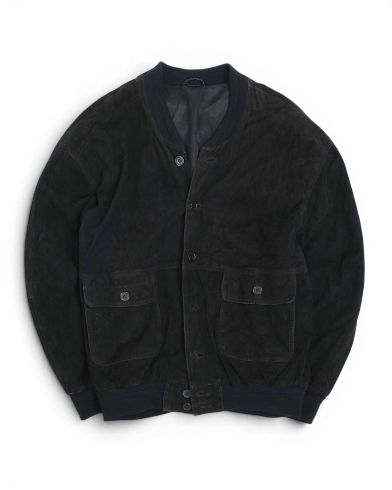 Black Suede Flight Jacket