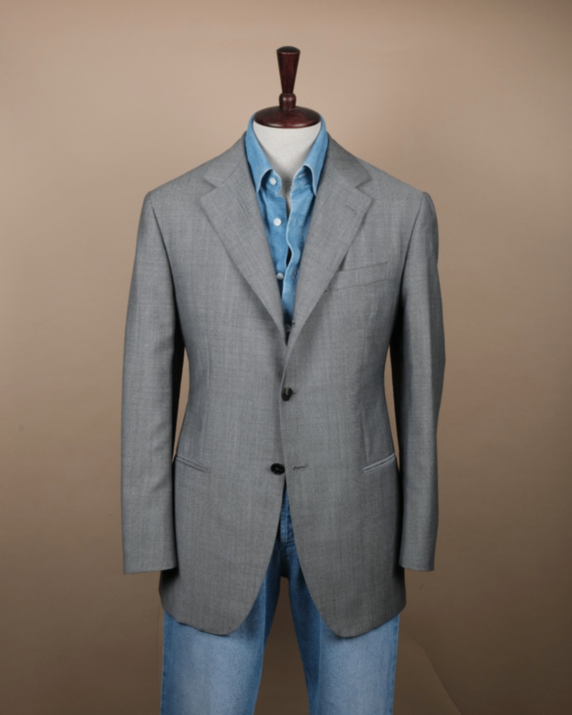 Mid-Grey Birdseye Sports Jacket