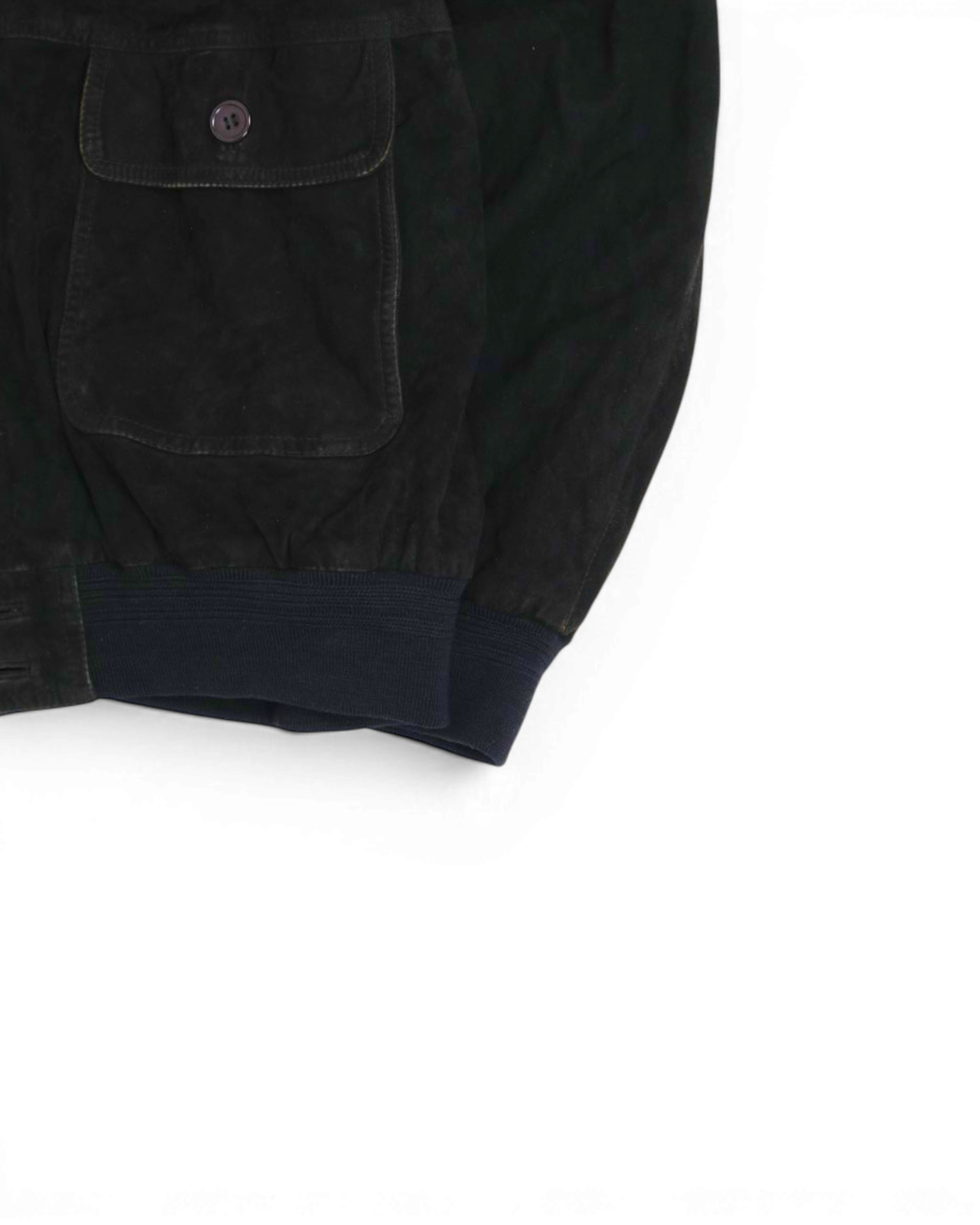 Black Suede Flight Jacket