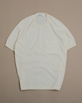 Cream Raglan Short-Sleeve Crewneck