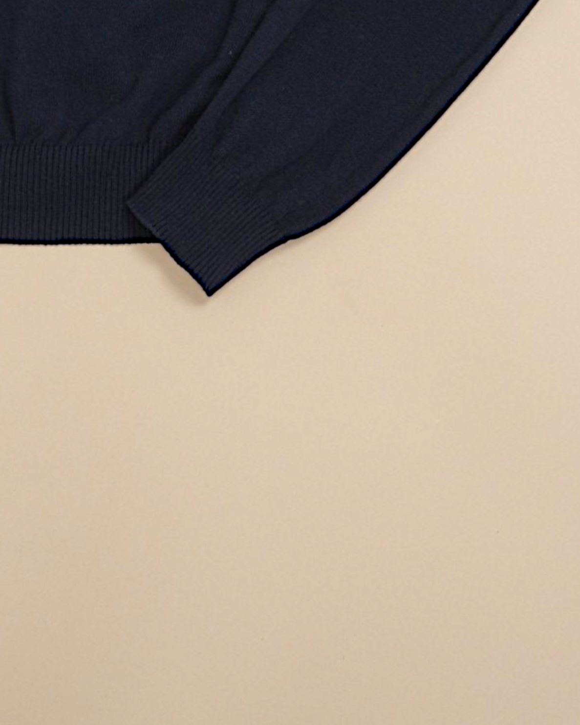 Navy Cotton Crewneck