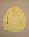 Pale Yellow Linen Sawtooth Westerner