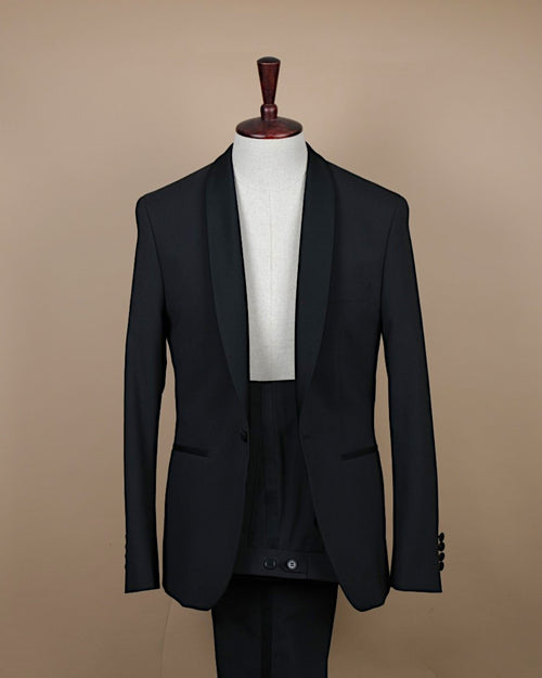 Black Shawl Lapel Tuxedo