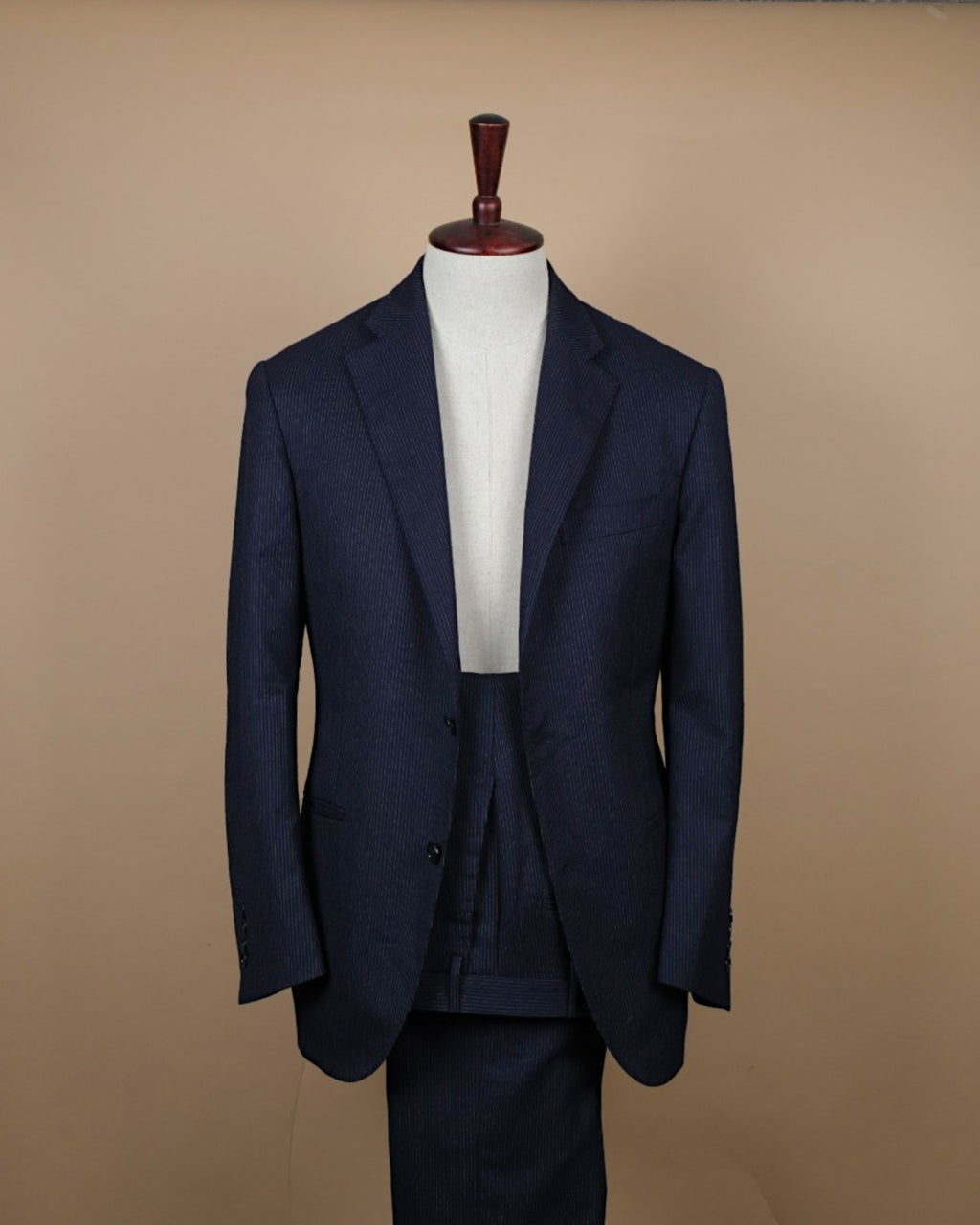 Navy Hairline Stripe Super 120´s Suit