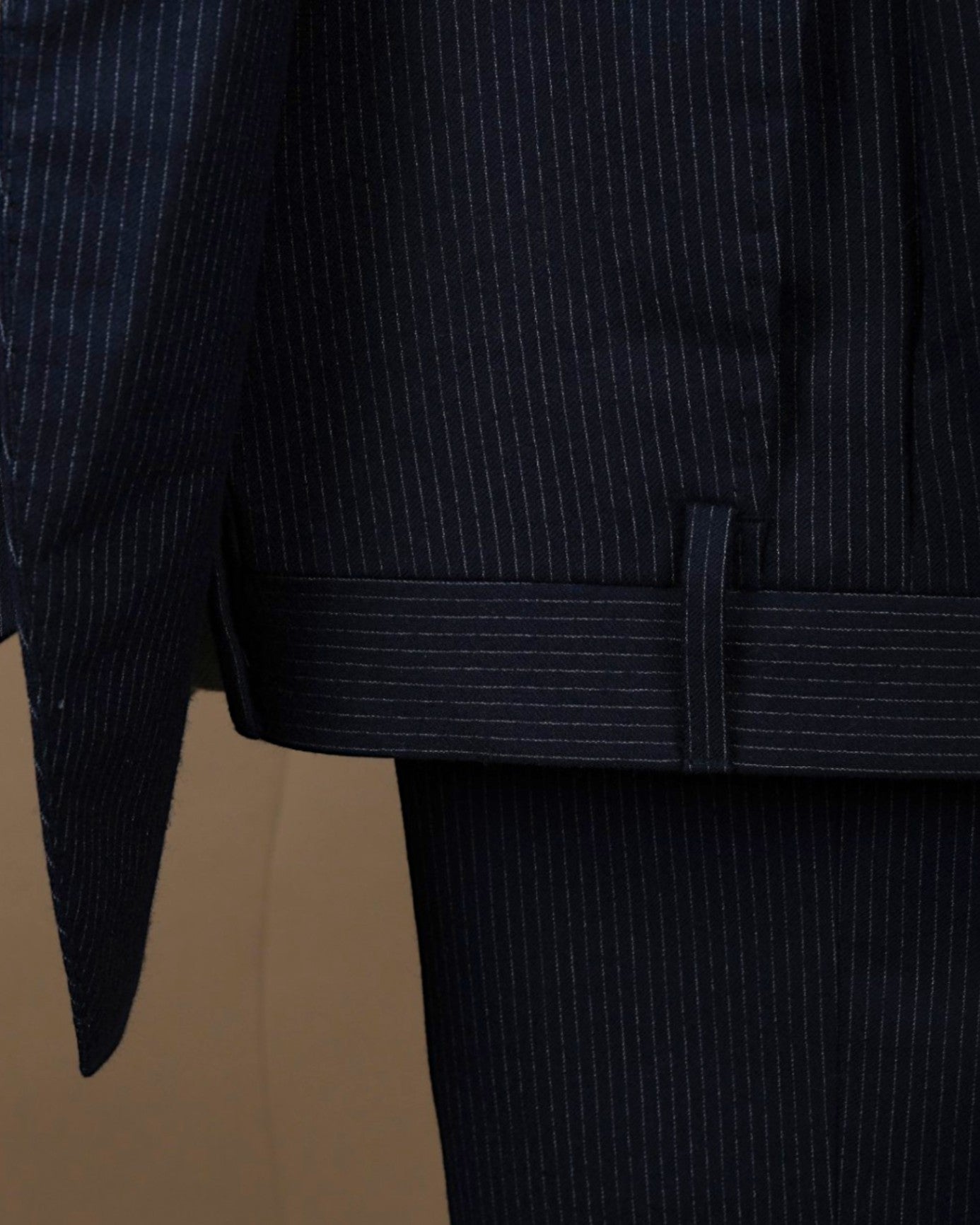 Navy Hairline Stripe Super 120´s Suit