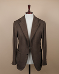 Brown Herringbone LP Wool/Cashmere Sports Jacket