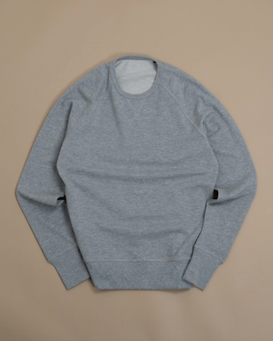 Grey Raglan Jersey Sweatshirt