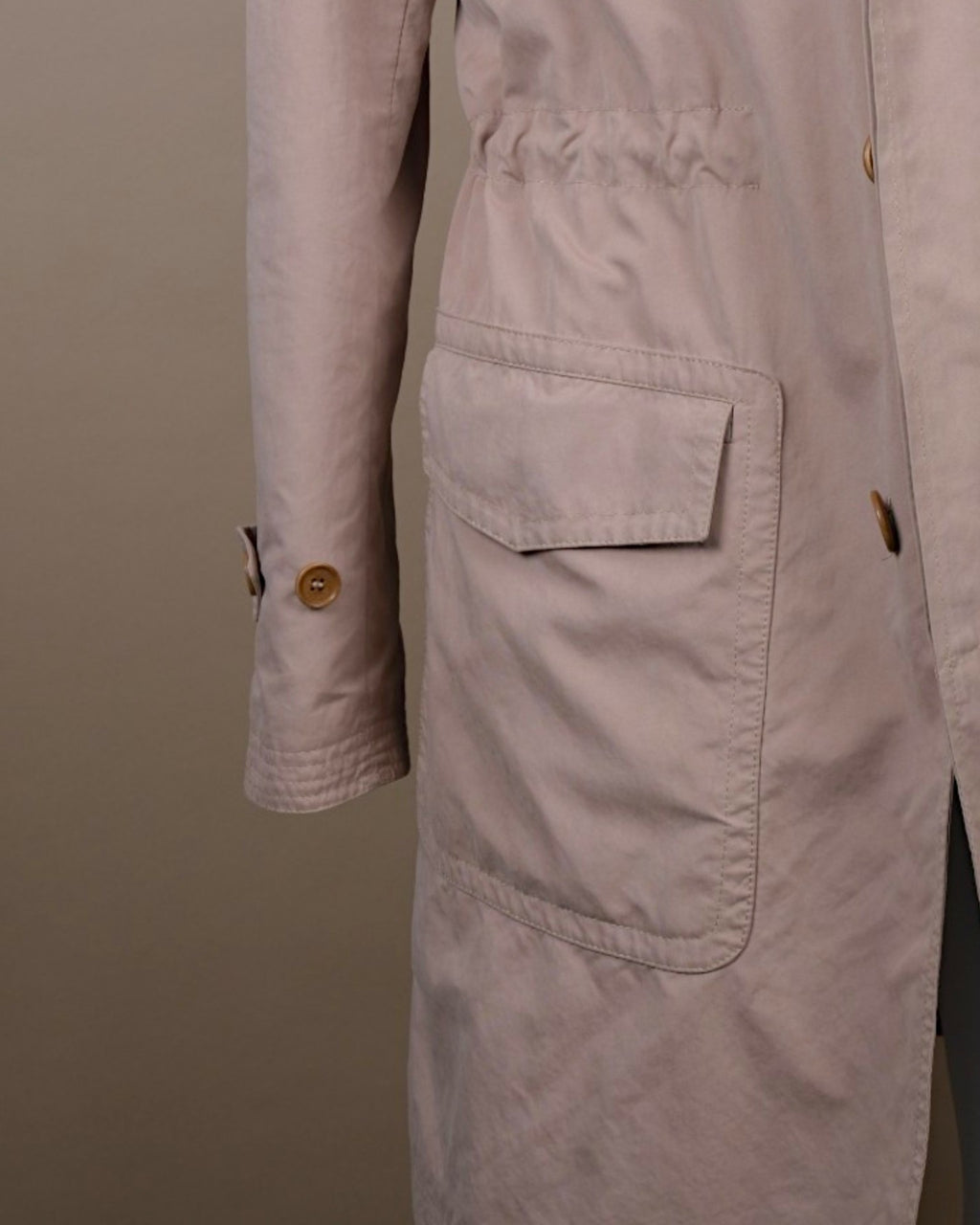 Beige Raglan Coat