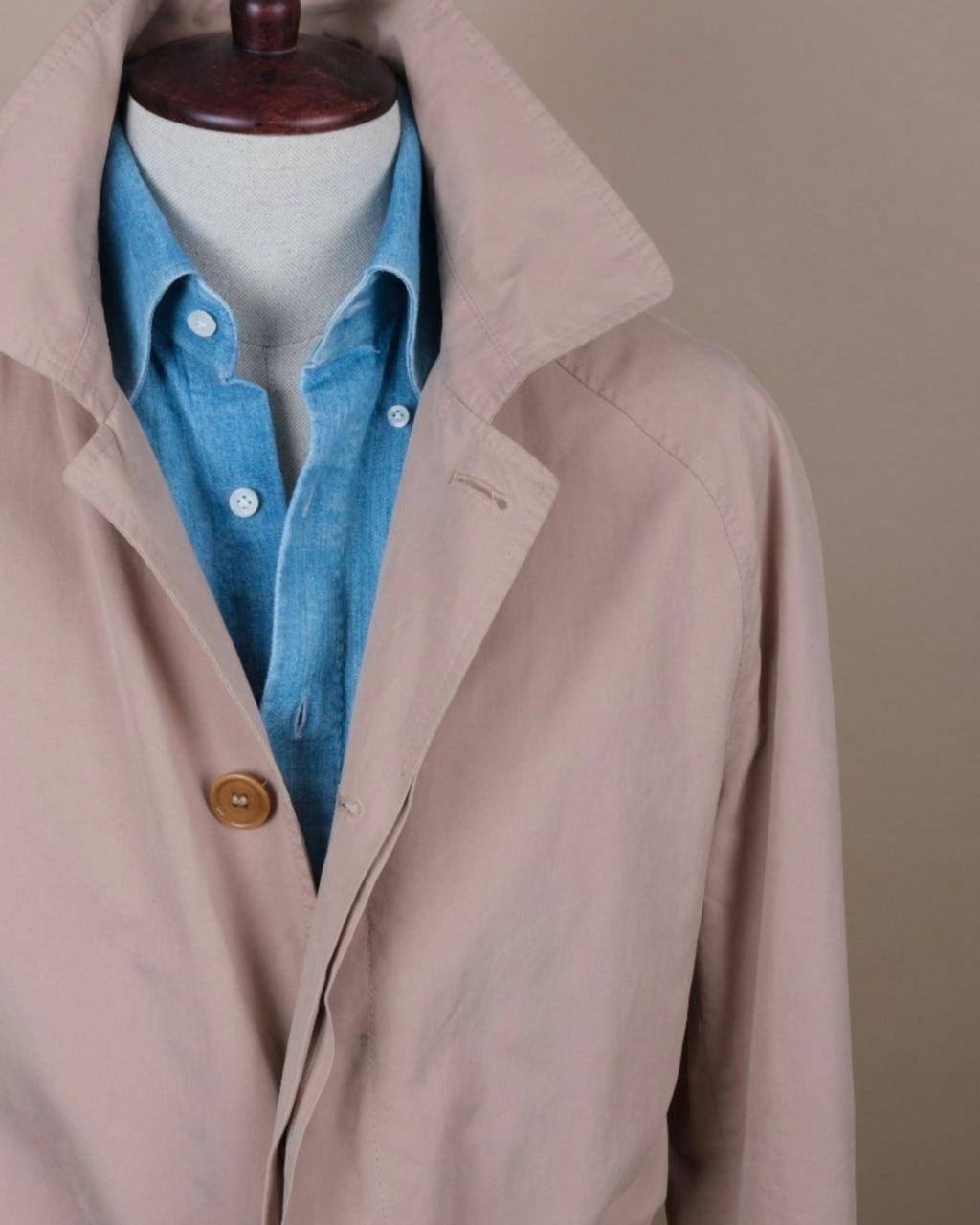 Beige Raglan Coat