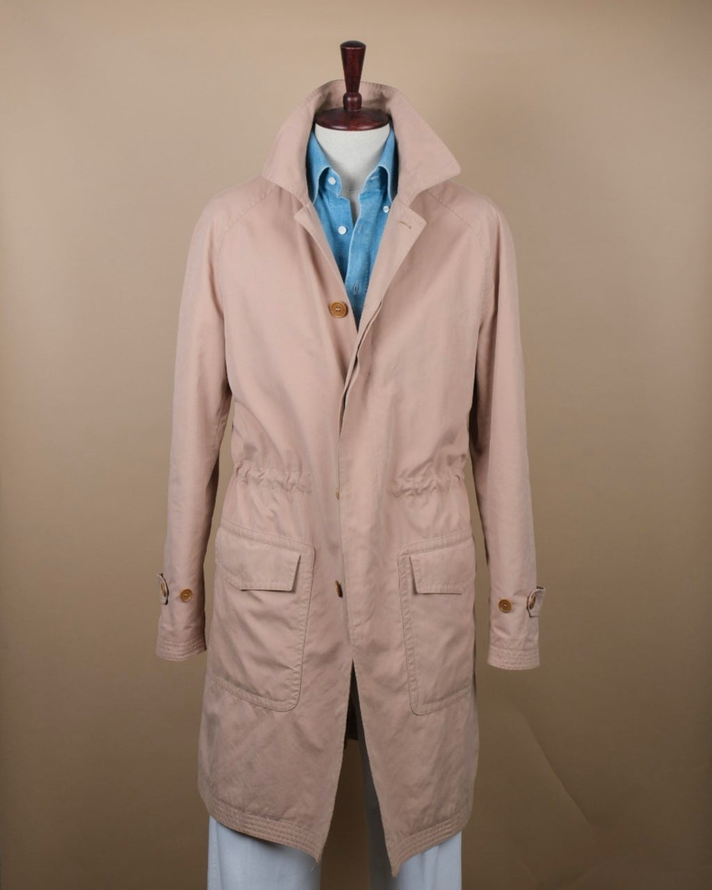 Beige Raglan Coat