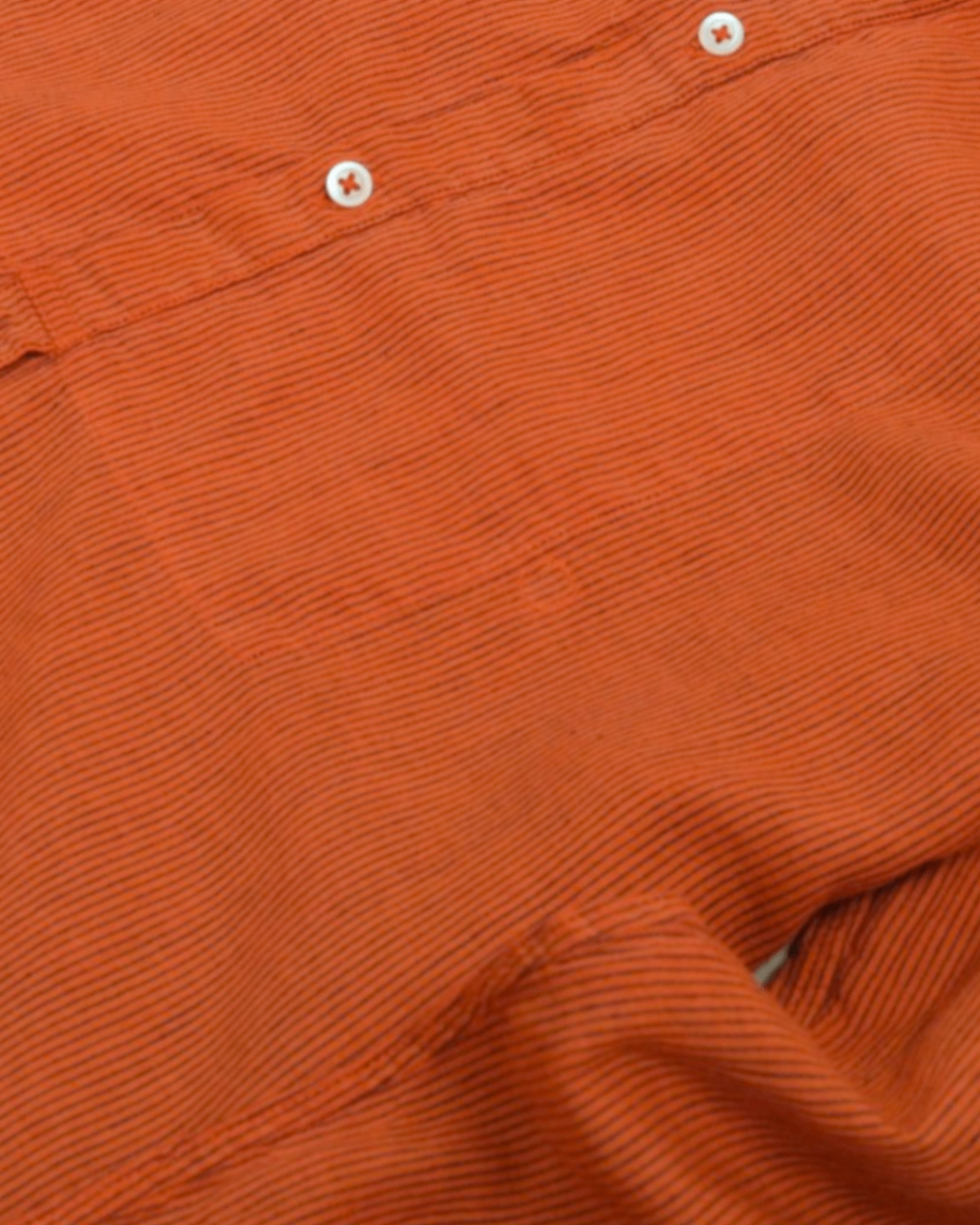 Burnt Orange Band Collar Popover