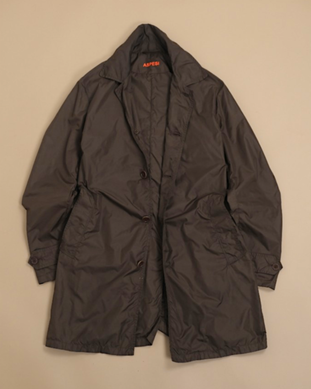 Dark Olive Nylon car Coat