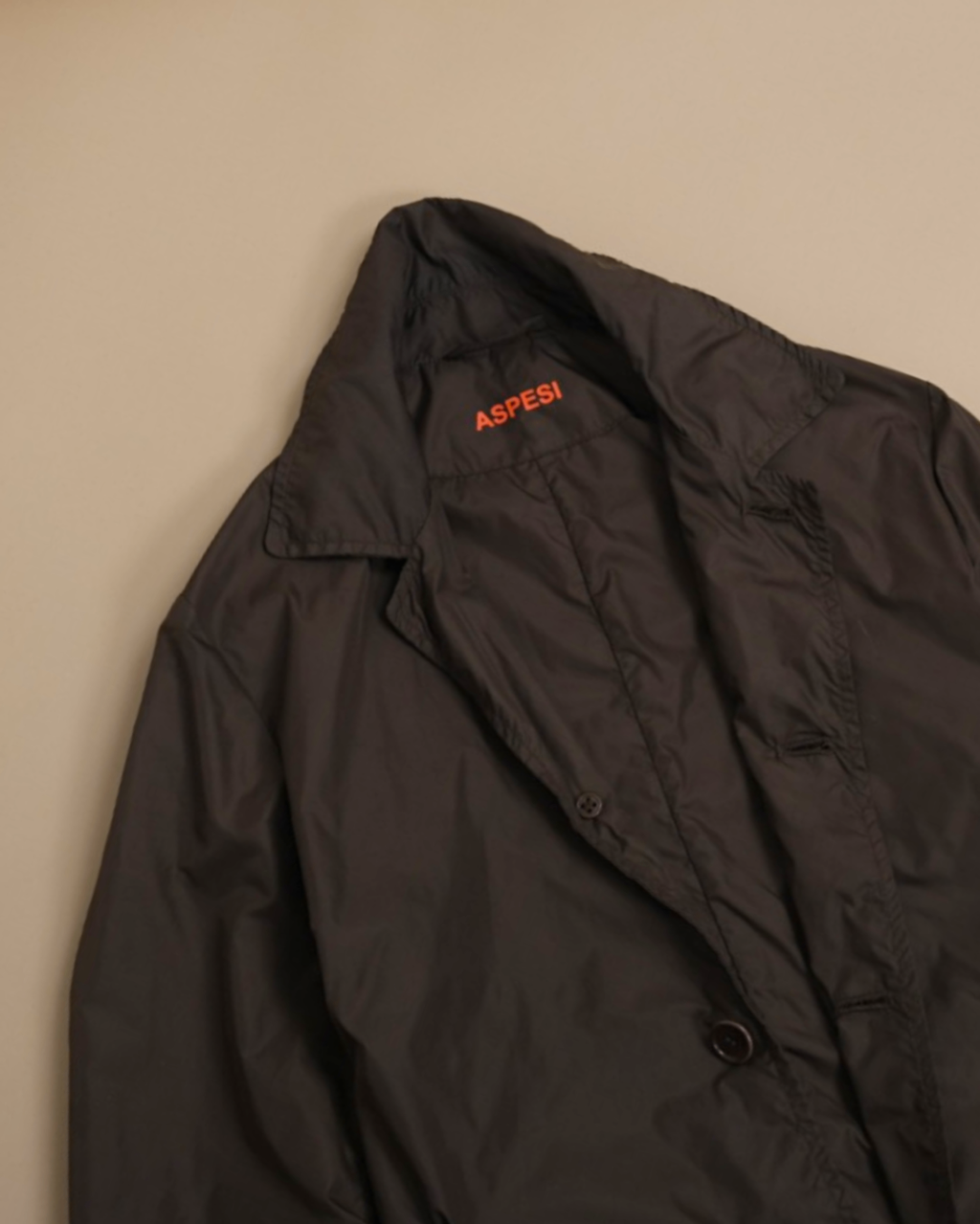 Dark Olive Nylon car Coat