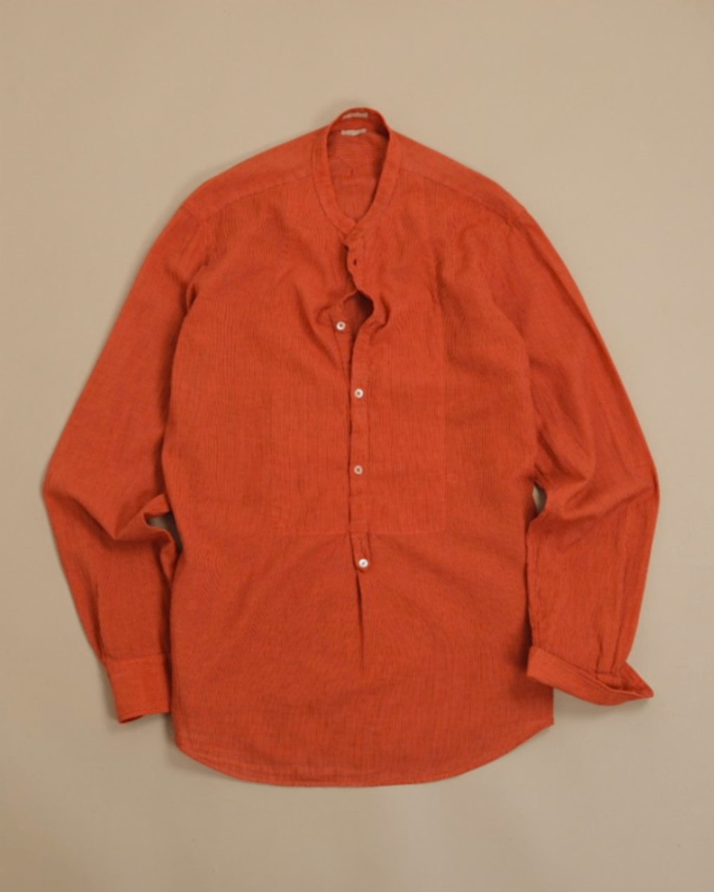 Burnt Orange Band Collar Popover