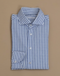 Blue/White Bengal Striped Shirt