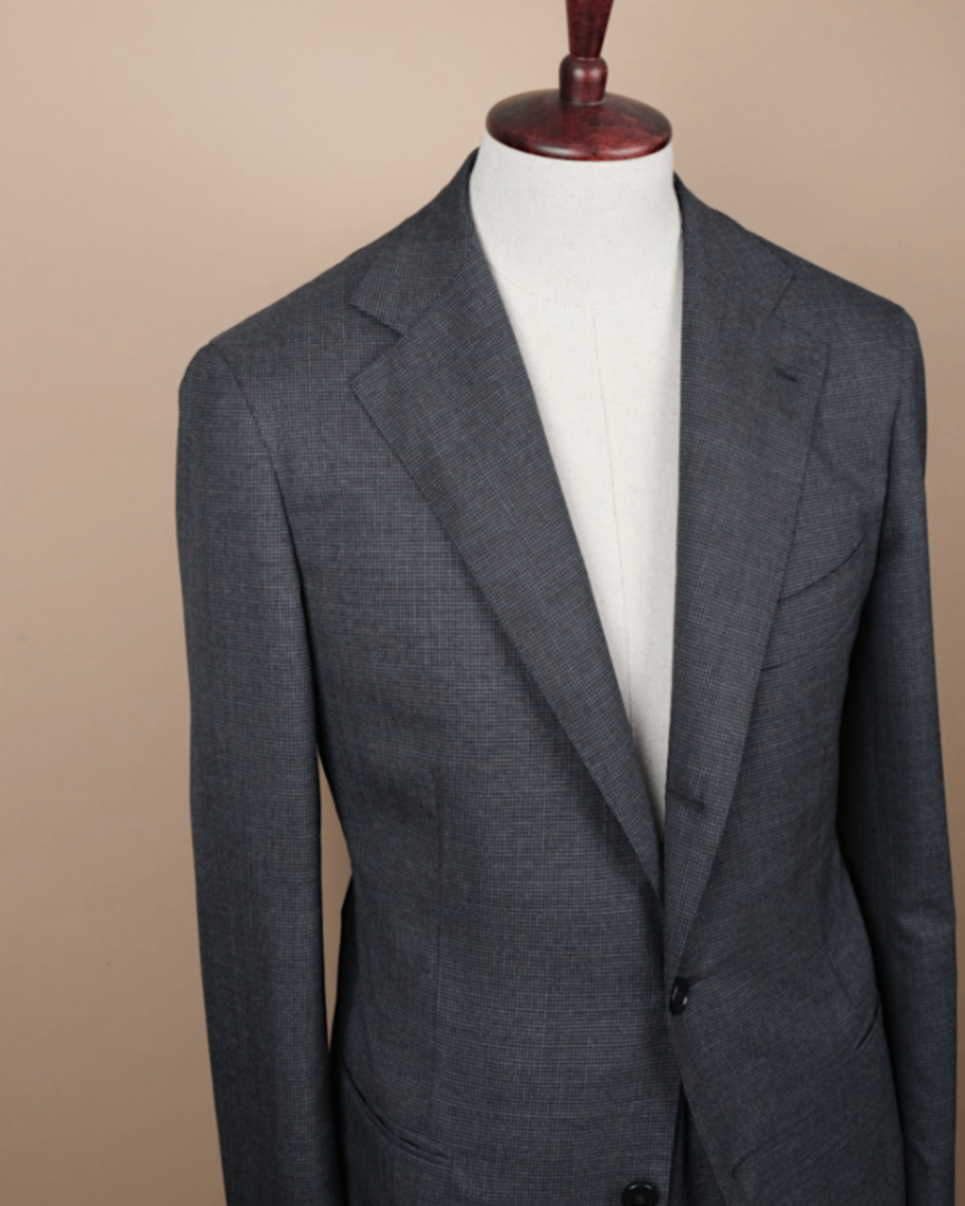 Charcoal Puppytooth Suit