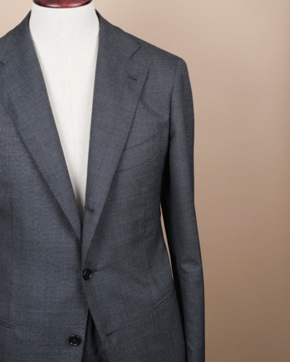Charcoal Puppytooth Suit