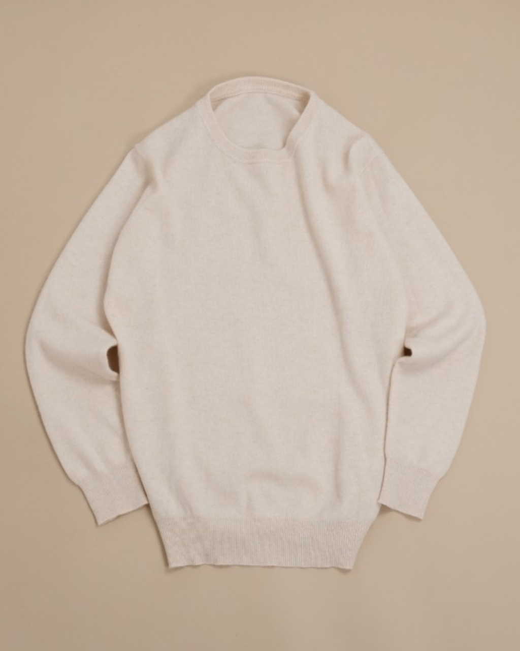 Ecru Cashmere Crewneck