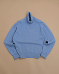 Light Blue Geelong Lambswool Rollneck