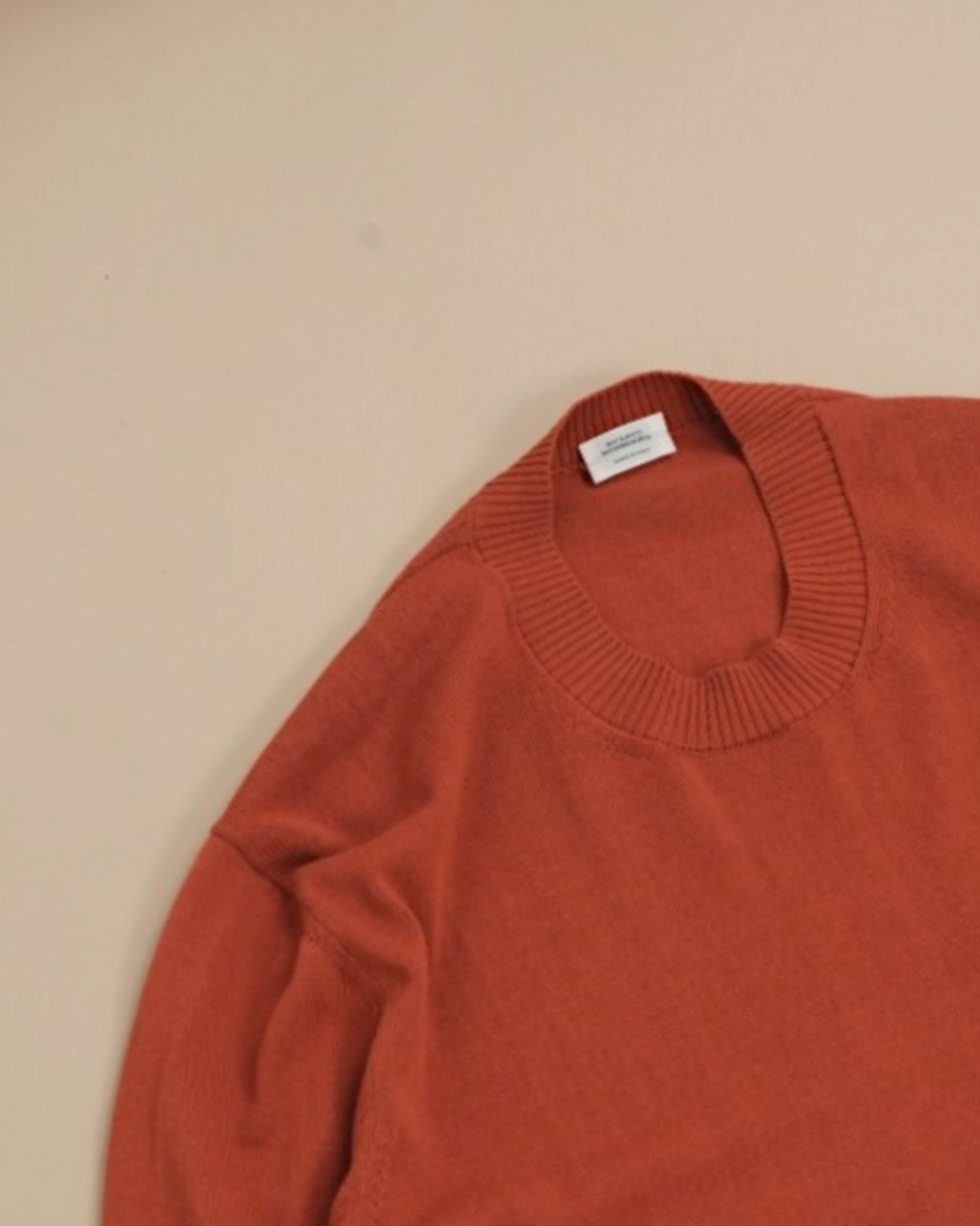 Terracotta Knitted Cotton Nonpareil T-Shirt