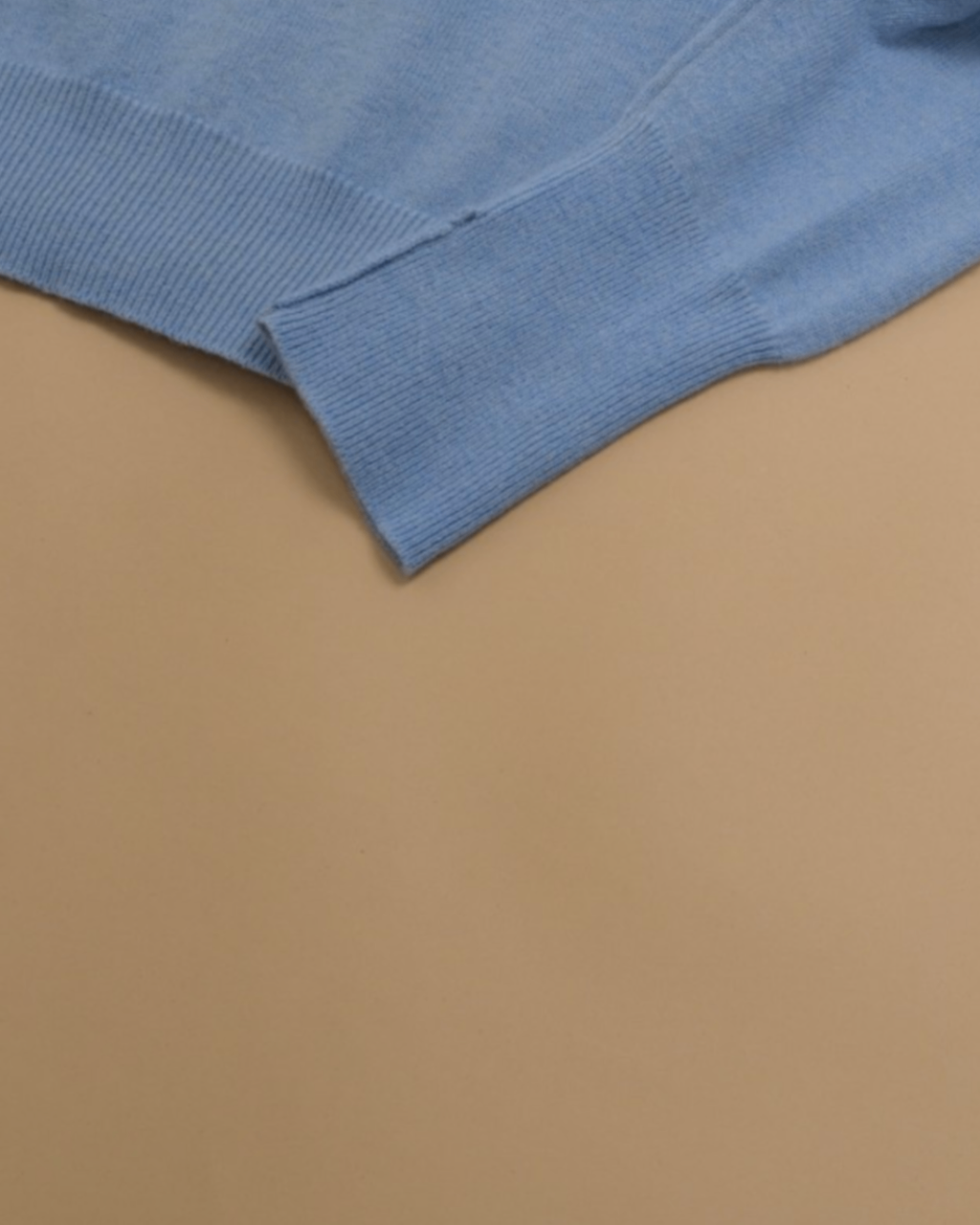 Light Blue Geelong Lambswool Rollneck