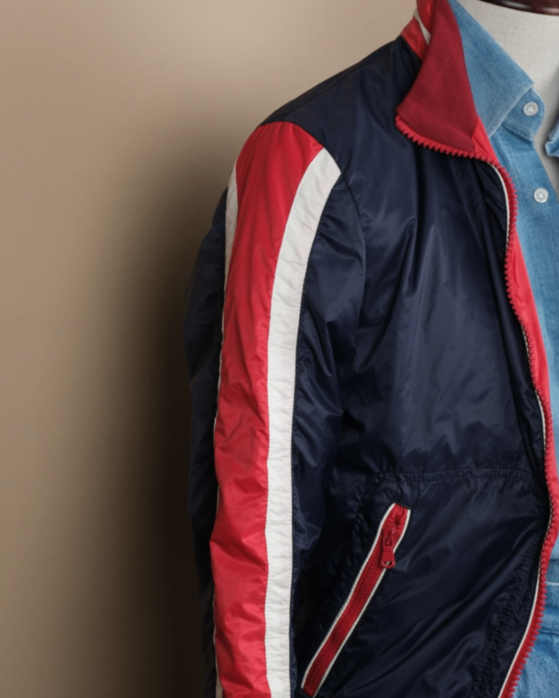 Navy/Red Reversible Racing Jacket