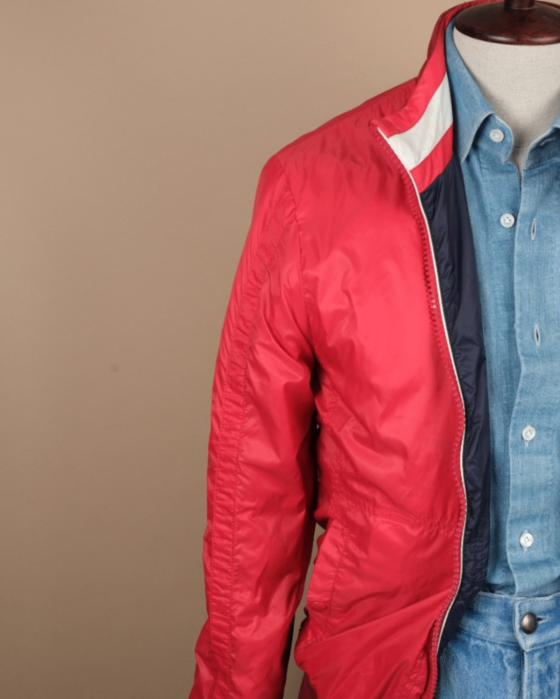 Navy/Red Reversible Racing Jacket