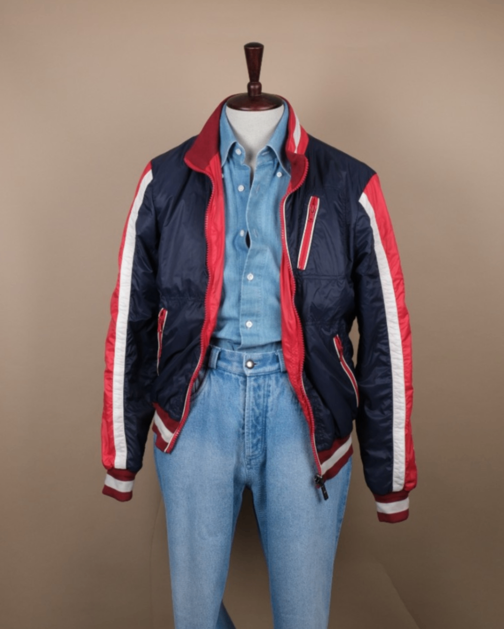 Navy/Red Reversible Racing Jacket